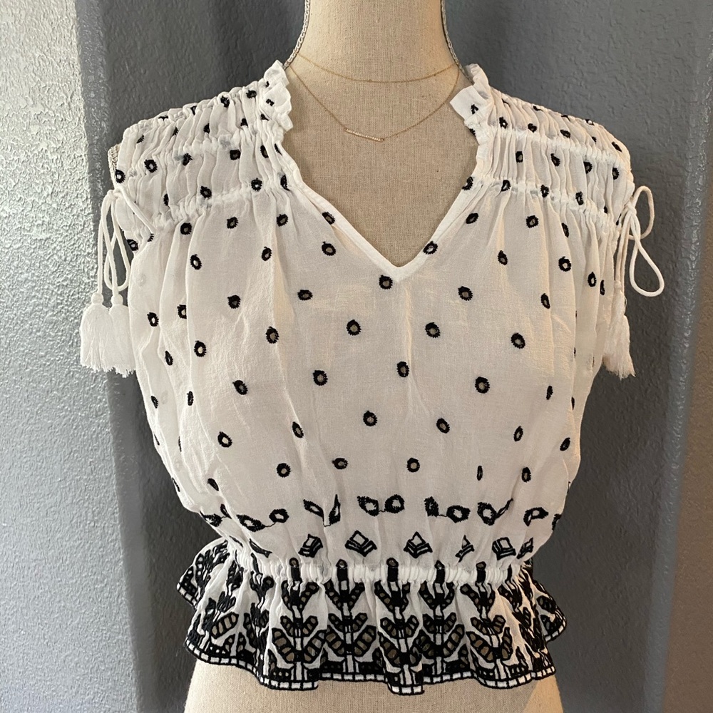 Derek Lam Eyelet Blouse